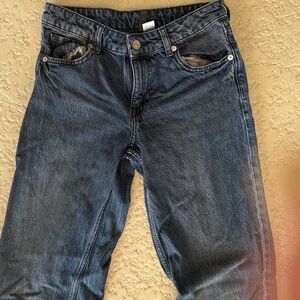 Divided Dark Blue Women's Straight Jeans